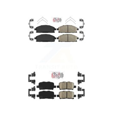 Front Rear Ceramic Disc Brake Pads Kit For 2003-2006 Acura MDX KNF-101302