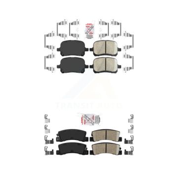 Front Rear Ceramic Disc Brake Pads Kit For Toyota Camry Lexus RX300 Solara ES300 KNF-101362