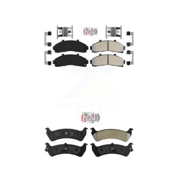 Front Rear Semi-Metallic Disc Brake Pads Kit For Ford Ranger Explorer Mercury Mountaineer KNF-101442
