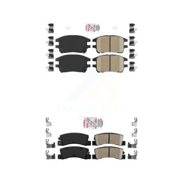 Front Rear Ceramic Disc Brake Pads Kit For 2002-2003 Lexus RX300 KNF-101451