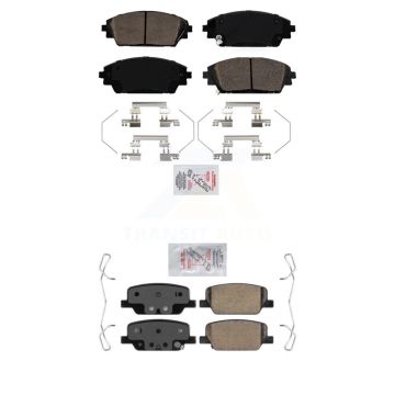 Front Rear Ceramic Disc Brake Pads Kit For 2020-2023 Mazda CX-30 KNF-101494