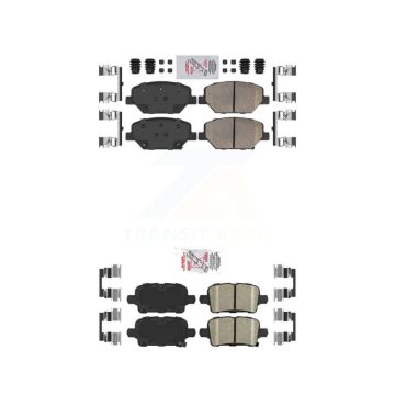 Front Rear Ceramic Disc Brake Pads Kit For Chevrolet Equinox GMC Terrain Buick LaCrosse KNF-101538