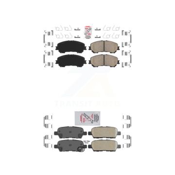 Front Rear Ceramic Disc Brake Pads Kit For Nissan Rogue Sport Qashqai KNF-101555