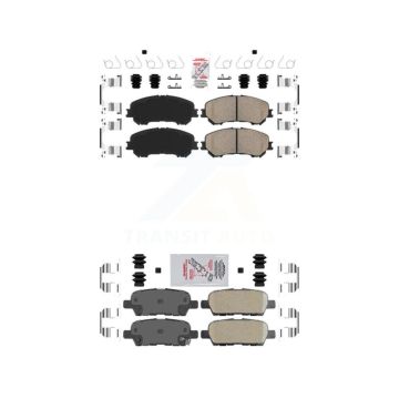 Front Rear Ceramic Disc Brake Pads Kit For Nissan Rogue Sport Qashqai KNF-101558