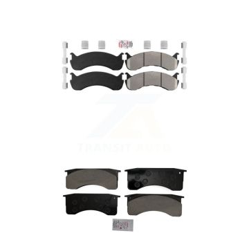Front Rear Semi-Metallic Disc Brake Pads Kit For Blue Bird International IC Corporation KNF-101583