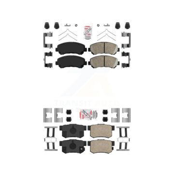 Front Rear Ceramic Disc Brake Pads Kit For 2010-2013 Suzuki Kizashi KNF-101602