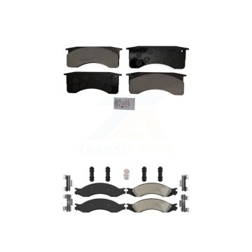 Front Rear Semi-Metallic Disc Brake Pads Kit For GMC Chevrolet C4500 Kodiak Topkick C5500 KNF-101636
