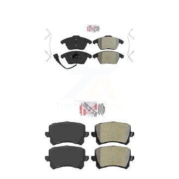 Front Rear Semi-Metallic Disc Brake Pads Kit For Volkswagen Passat CC KNF-101658