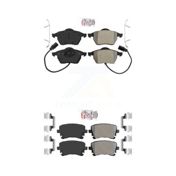 Front Rear Semi-Metallic Disc Brake Pads Kit For Audi RS6 With 312mm Diameter Rotor KNF-101692