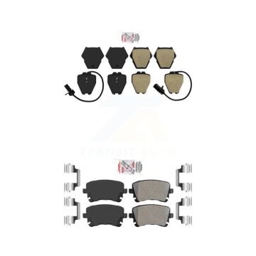 Front Rear Semi-Metallic Disc Brake Pads Kit For Audi RS6 KNF-101693