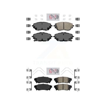 Front Rear Ceramic Disc Brake Pads Kit For Toyota C-HR KNF-101699