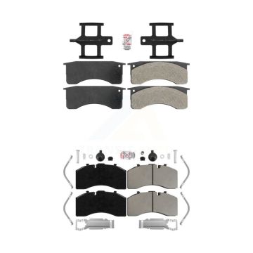 Front Rear Semi-Metallic Disc Brake Pads Kit For Blue Bird Vision School Bus All American KNF-101745