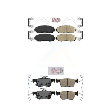 Front Rear Ceramic Disc Brake Pads Kit For Acura RDX TLX KNF-101750