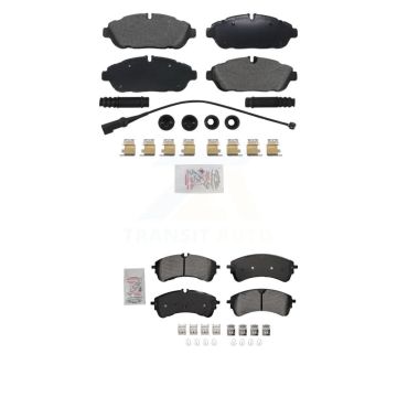 Front Rear Semi-Metallic Disc Brake Pads Kit For Ford Transit-250 Transit-150 Transit-350 KNF-101754