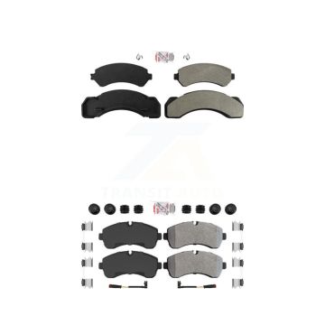 Front Rear Semi-Metallic Disc Brake Pads Kit For Workhorse W42 P32 52mm Caliper Piston KNF-101757
