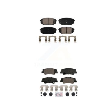 Front Rear Ceramic Disc Brake Pads Kit For Hyundai Tucson Kia Sportage KNF-101782