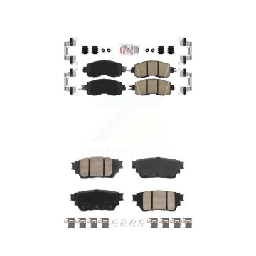 Front Rear Ceramic Disc Brake Pads Kit For Nissan Altima KNF-101802
