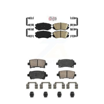 Front Rear Ceramic Disc Brake Pads Kit For Chevrolet Buick Malibu Impala LaCrosse Regal KNF-101811