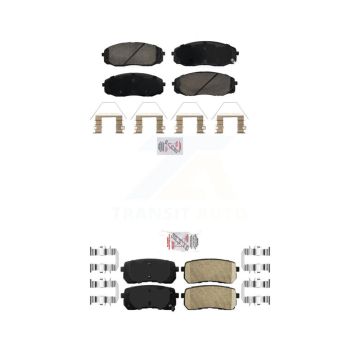 Front Rear Ceramic Disc Brake Pads Kit For 2020-2021 Kia Sedona KNF-101831