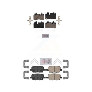 Front Rear Ceramic Disc Brake Pads Kit For Cadillac CT6 KNF-101841