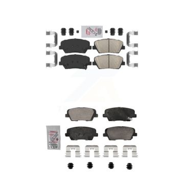 Front Rear Ceramic Disc Brake Pads Kit For Hyundai Santa Fe Sport Kia Sorento KNF-101856