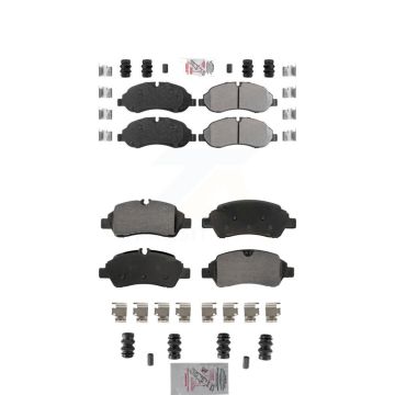 Front Rear Semi-Metallic Disc Brake Pads Kit For Ford Transit-250 Transit-150 Transit-350 KNF-101870