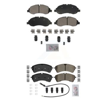 Front Rear Semi-Metallic Disc Brake Pads Kit For Ford Transit-250 Transit-150 Transit-350 KNF-101879