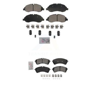 Front Rear Semi-Metallic Disc Brake Pads Kit For Ford Transit-250 Transit-150 Transit-350 KNF-101880