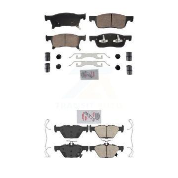 Front Rear Ceramic Disc Brake Pads Kit For 2019-2024 Subaru Ascent KNF-101882