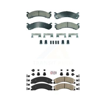 Front Rear Ceramic Disc Brake Pads Kit For GMC Savana 3500 Chevrolet Express 4500 KNF-101887