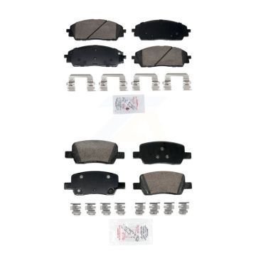 Front Rear Ceramic Disc Brake Pads Kit For 2022-2023 Kia Carnival KNF-101965