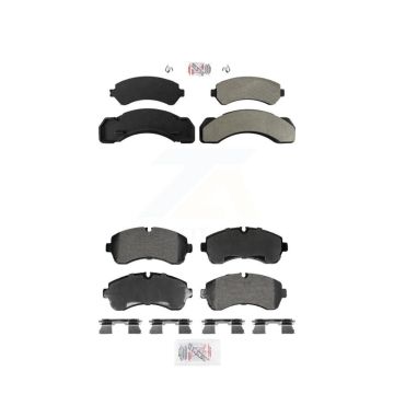 Front Rear Semi-Metallic Disc Brake Pads Kit For Workhorse W42 P32 52mm Caliper Piston KNF-101971