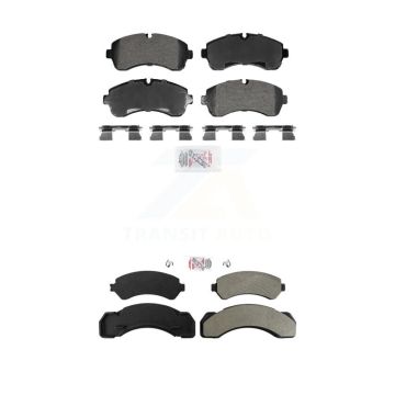 Front Rear Semi-Metallic Disc Brake Pads Kit For Workhorse W42 P32 52mm Caliper Piston KNF-101972