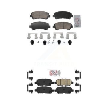 Front Rear Ceramic Disc Brake Pads Kit For Nissan Maxima Juke KNF-102001