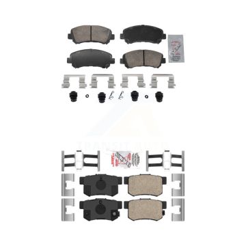 Front Rear Ceramic Disc Brake Pads Kit For 2010-2013 Suzuki Kizashi KNF-102014