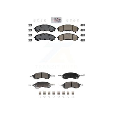 Front Rear Ceramic Disc Brake Pads Kit For Ford Bronco KNF-102017