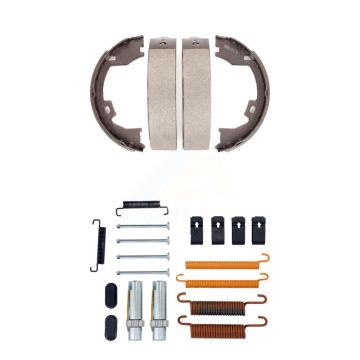 Rear Parking Brake Shoe With Hardware Kit For Ford F-350 Super Duty Dual Wheels KNH-100103