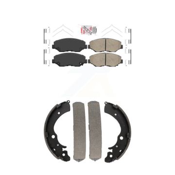 Front Rear Ceramic Disc Brake Pads Kit For Honda Accord Fit KNN-100005