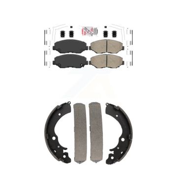 Front Rear Ceramic Disc Brake Pads Kit For Honda Accord Fit KNN-100006