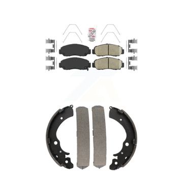 Front Rear Ceramic Disc Brake Pads Kit For Honda Civic Accord KNN-100008