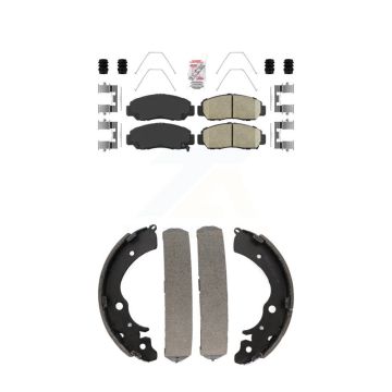 Front Rear Ceramic Disc Brake Pads Kit For Honda Civic Accord KNN-100009