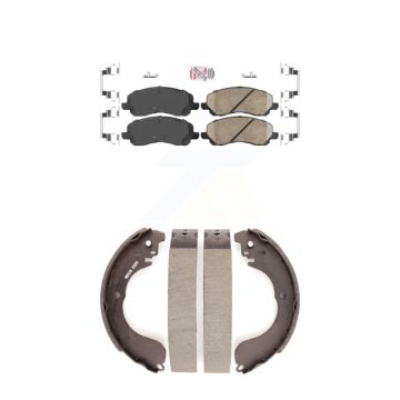 Front Rear Ceramic Disc Brake Pads Kit For Jeep Patriot Compass Dodge Caliber Chrysler KNN-100011