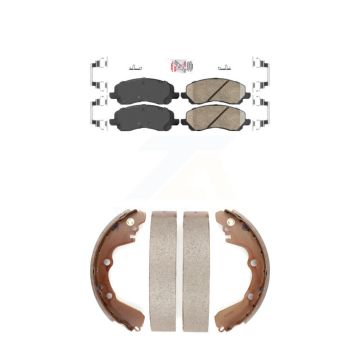 Front Rear Ceramic Disc Brake Pads Kit For Chrysler Sebring Mitsubishi Eclipse Galant KNN-100014