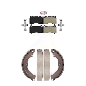 Front Rear Semi-Metallic Disc Brake Pads Kit For Mitsubishi Lancer KNN-100018