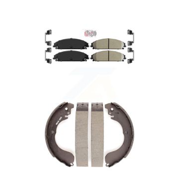 Front Rear Ceramic Disc Brake Pads Kit For 2008-2009 Dodge Caliber SRT-4 KNN-100021
