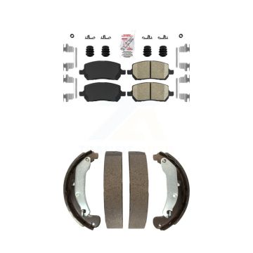 Front Rear Ceramic Disc Brake Pads Kit For Chevrolet Cobalt Pontiac Saturn Ion G5 Pursuit KNN-100030