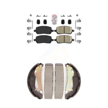 Front Rear Ceramic Disc Brake Pads Kit For Chevrolet Cobalt Pontiac G5 KNN-100038