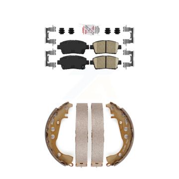 Front Rear Ceramic Disc Brake Pads Kit For Toyota Prius Celica Scion xB xA KNN-100040
