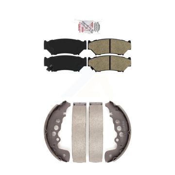 Front Rear Semi-Metallic Disc Brake Pads Kit For Chevrolet Tracker Suzuki Vitara KNN-100042