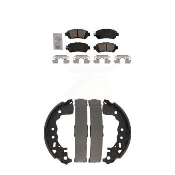 Front Rear Ceramic Disc Brake Pads Kit For Nissan Kicks Versa KNN-100047